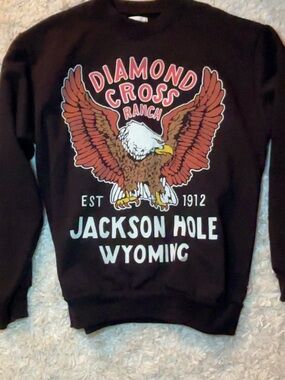 Diamond cross ranch sweatshirt